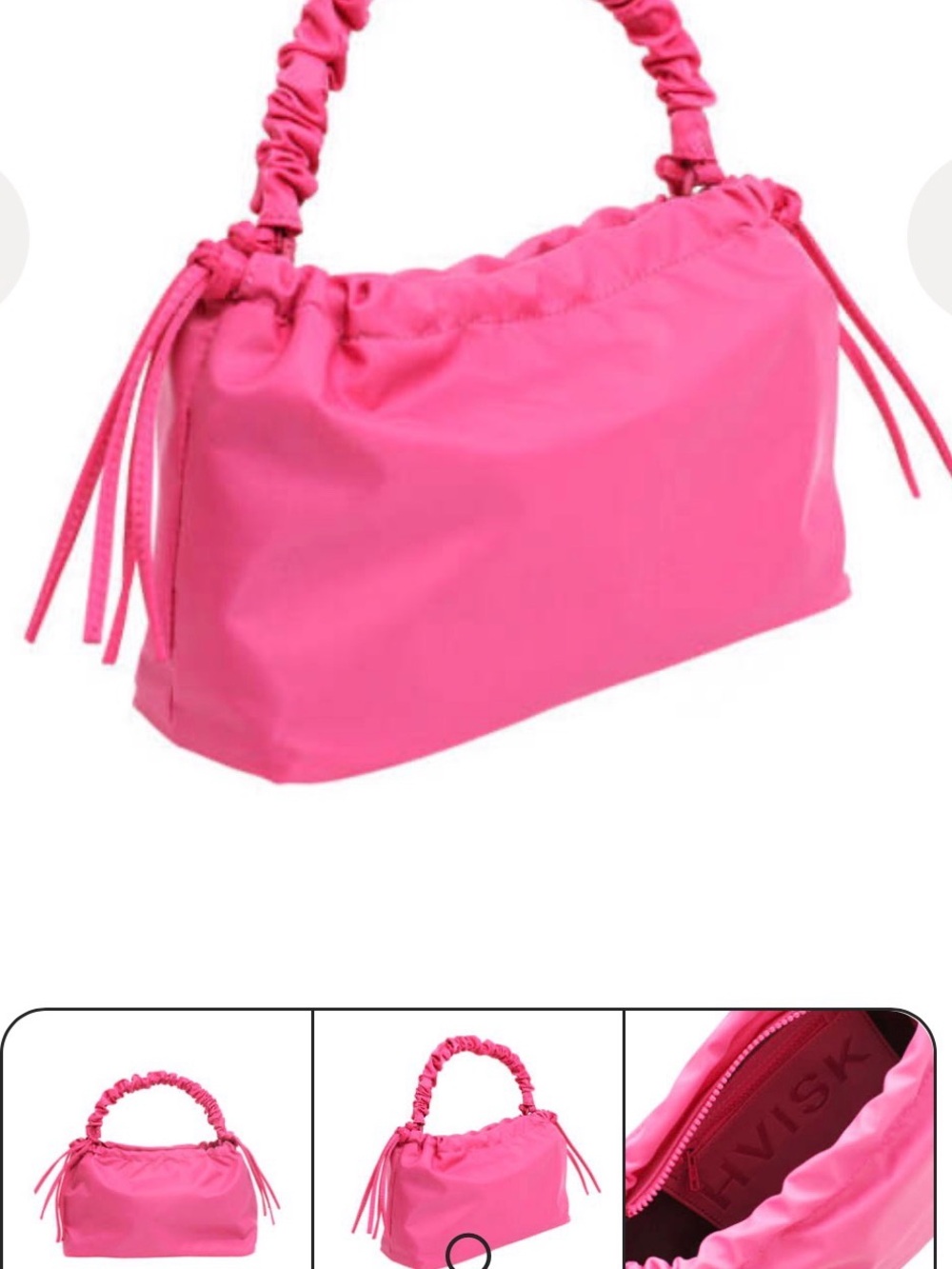NWT Hvisk Crossbody/handle Bag in Hot Pink - Picture 2 of 4
